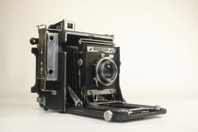 Graflex Speed Graphic. Miniatuur versie. 1938-1947. USA