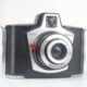 Ferrania Euro plastic box camera. 120 rolfilm. 1960. Italie. Ferrania Euro plastic box camera. 120 rolfilm. 1960. Italie.