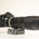 Praktica (Pentor Super TL speciale Nederlandse versie) 35mm SLR camera. Met telelens. 1968-1976. Japan.