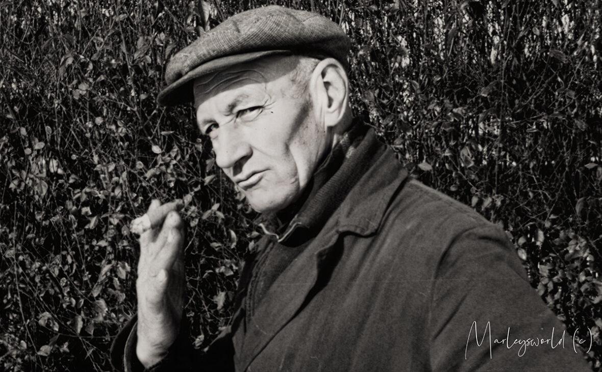 Foto: buurman Frans Pol, de kluizenaar.