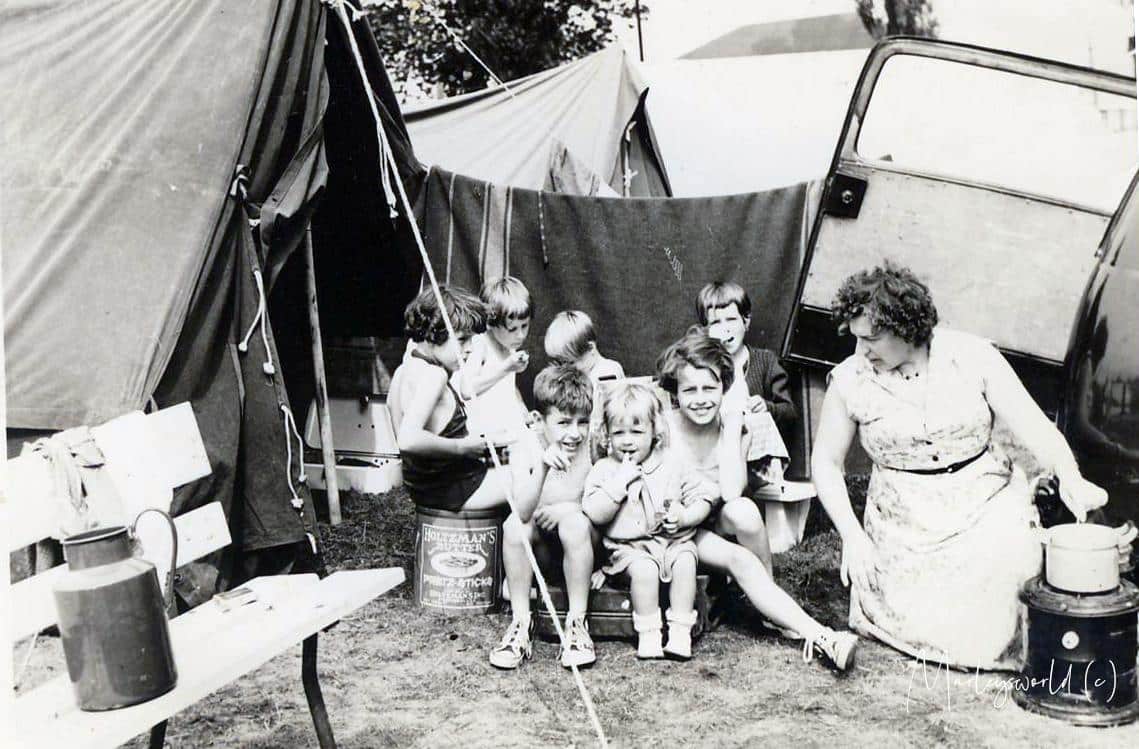 op vakantie Westfalen in het jaar 1955.