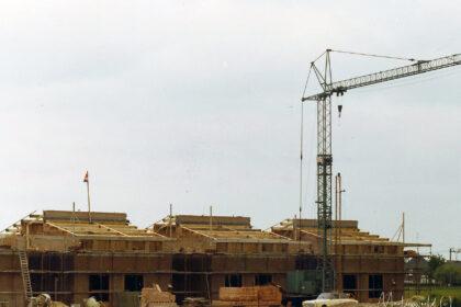 Opbouw Molenhoek. Wijk in Rosmalen.