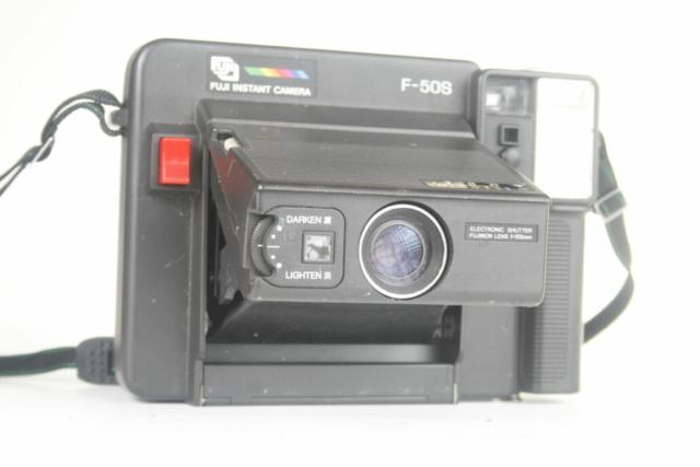 Fuji Fotorama F-50S. Instant film.(FI-10). Viewfinder camera. 1981. Japan
