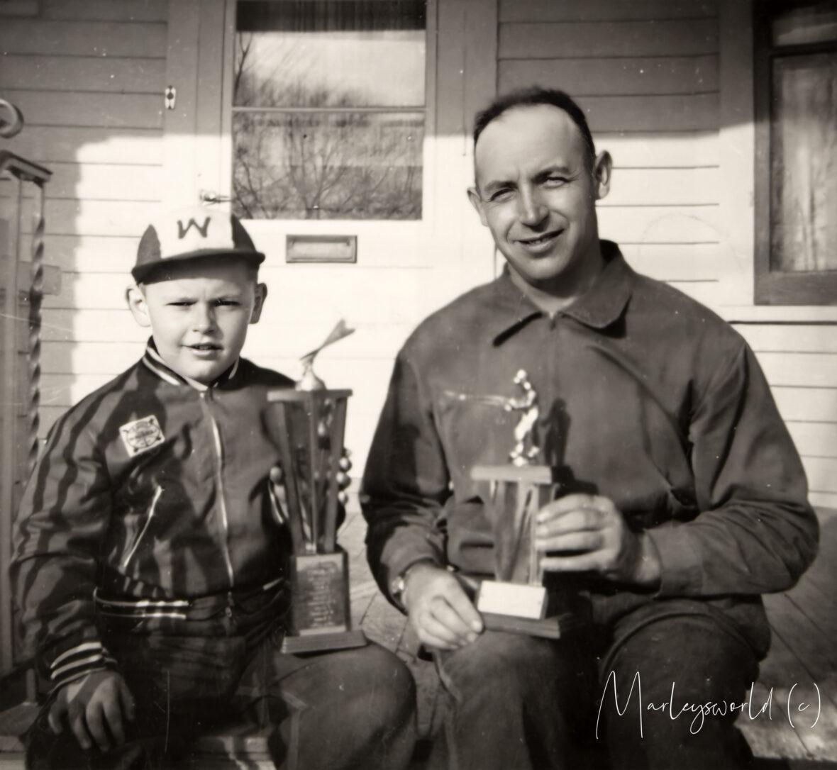 Foto van familie in amerika