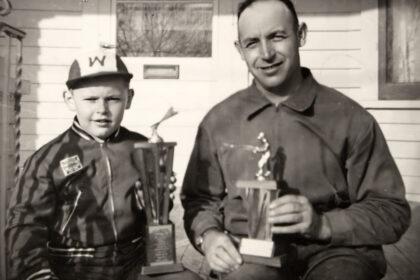 Foto van familie in amerika