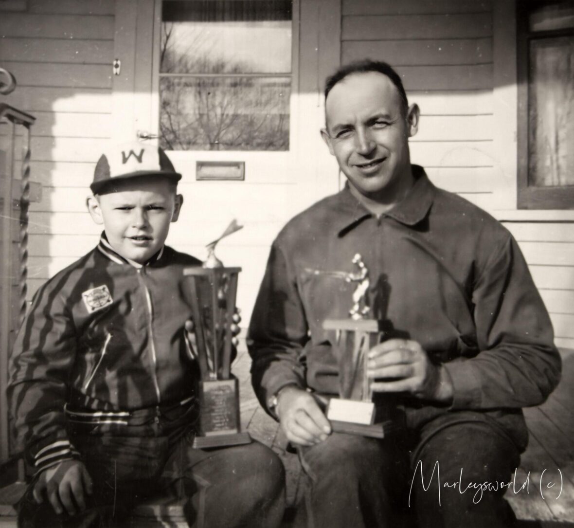 Foto van familie in amerika