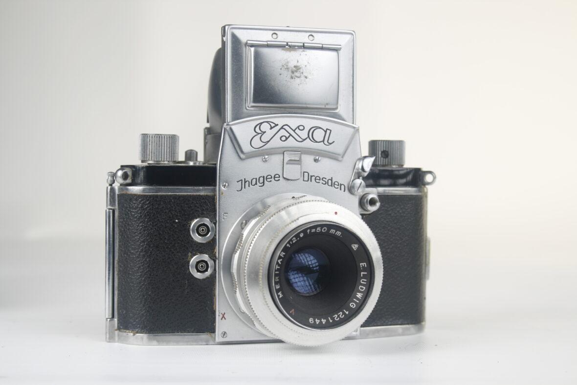 Foto: Exa camera van Exakta