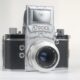 Exa versie I. Ihagee. 35mm SLR camera. 1951-1952. Duitsland. Exa versie I. Ihagee. 35mm SLR camera. 1951-1952. Duitsland.