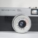 LOMO Smena SL maakt twaalf foto's op 35mm film. 1977. USSR. LOMO Smena SL maakt twaalf foto's op 35mm film. 1977. USSR.