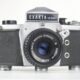 Exakta VX 500. Ihagee. 35mm SLR camera. Meyer-Optik Domiplan lens. 1969-1972. Duitsland. Exakta VX 500. Ihagee. 35mm SLR camera. Meyer-Optik Domiplan lens. 1969-1972. Duitsland.