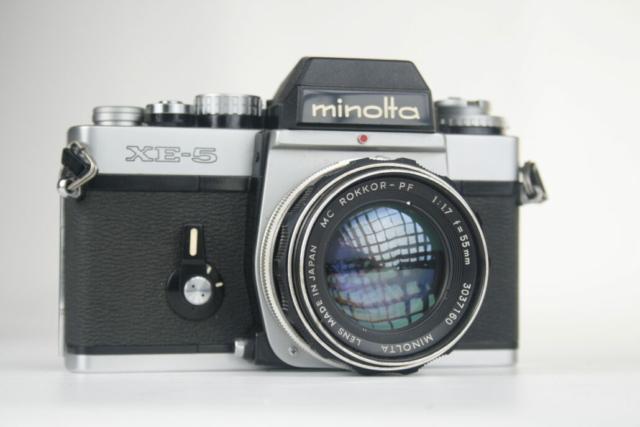 Minolta XE-5.  35mm SLR camera. 1975. Japan.