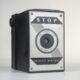 Stop box camera. 120 film. 1960. Frankrijk. Stop box camera. 120 film. 1960. Frankrijk.