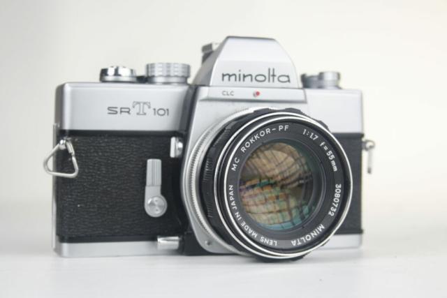 Minolta SR-T 101. 35mm SLR camera. 1966-1975. Japan.