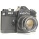 Pentax (Asahi) ES (Electro Spotmatic) II. 35mm SLR camera. 1973. Japan. Zwart