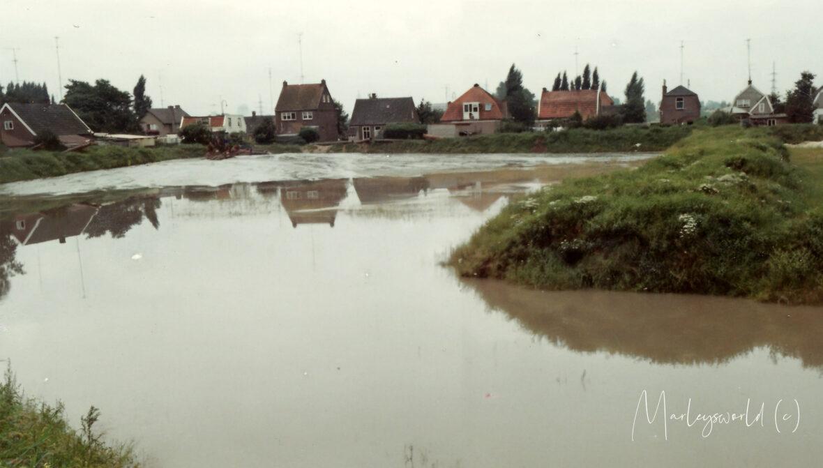 Achterkant van de Heer en Beekstraat in Rosmalen. Een wijk in opbouw.