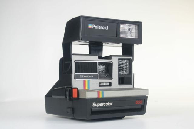 Polaroid Supercolor 635. Instant film camera. 1986-1992. USA Polaroid Supercolor 635. Instant film camera. 1986-1992. USA