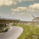 Colorized photo from negative Hedelse bridge 1937