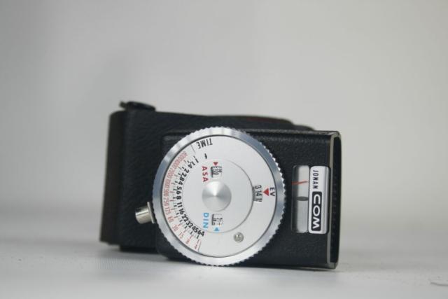 Jonan Com clip-on lichtmeter. F1-64. 1-80000 sec. – 2 uur. Cds plug on.