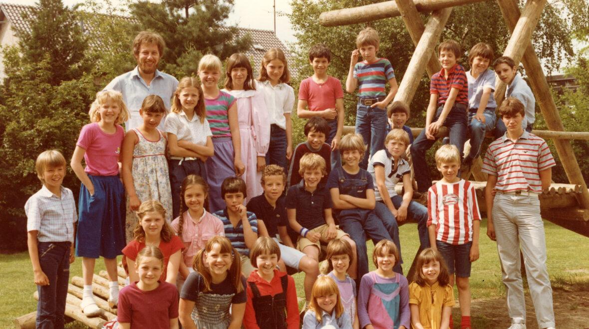 Schoolfoto jaren 80
