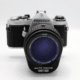 Pentax ME. 35mm met eerste autofocus lens. SLR camera. 1977. Japan