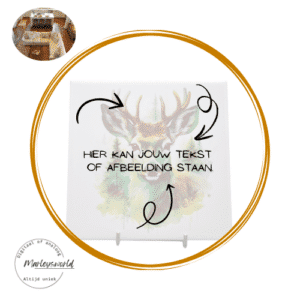 Tegel met foto uit uw eigen collectie. Uniek!