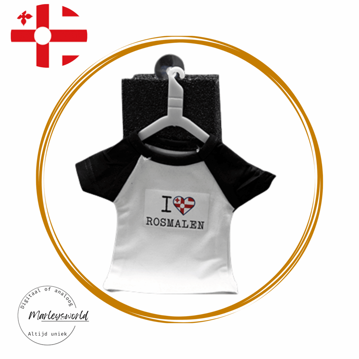 Auto t-shirt "I love Rosmalen"
