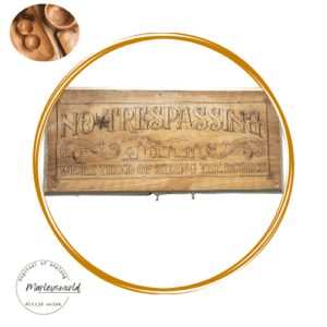 Plank No trespassing. We're tired of hiding the bodies.