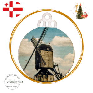 Rosmollese kerstbal Molen Molenstraat