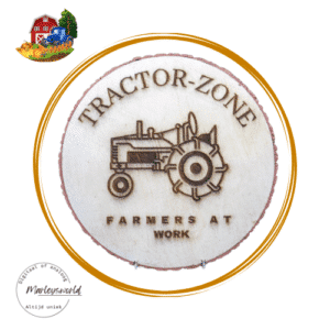 Boomstam. Tractor-zone.